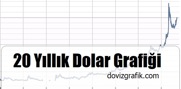 dolar son 20 yıl grafiği